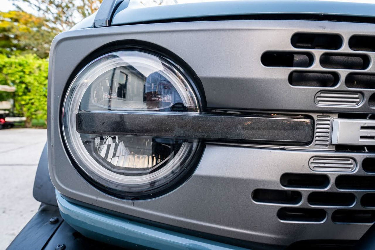 Smoked Signature DRL Bar Overlays - 2021+ Bronco (Signature Headlights)