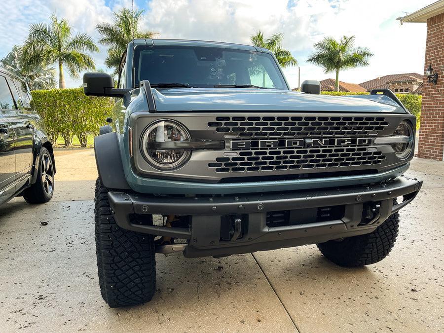 Smoked Signature DRL Bar Overlays - 2021+ Bronco (Signature Headlights)