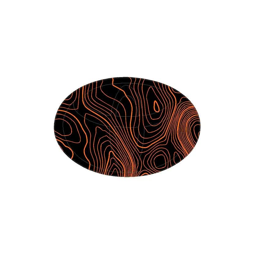 Front OEM Cover Topographic Overlays - *2024+ Tacoma / *2025+ 4Runner