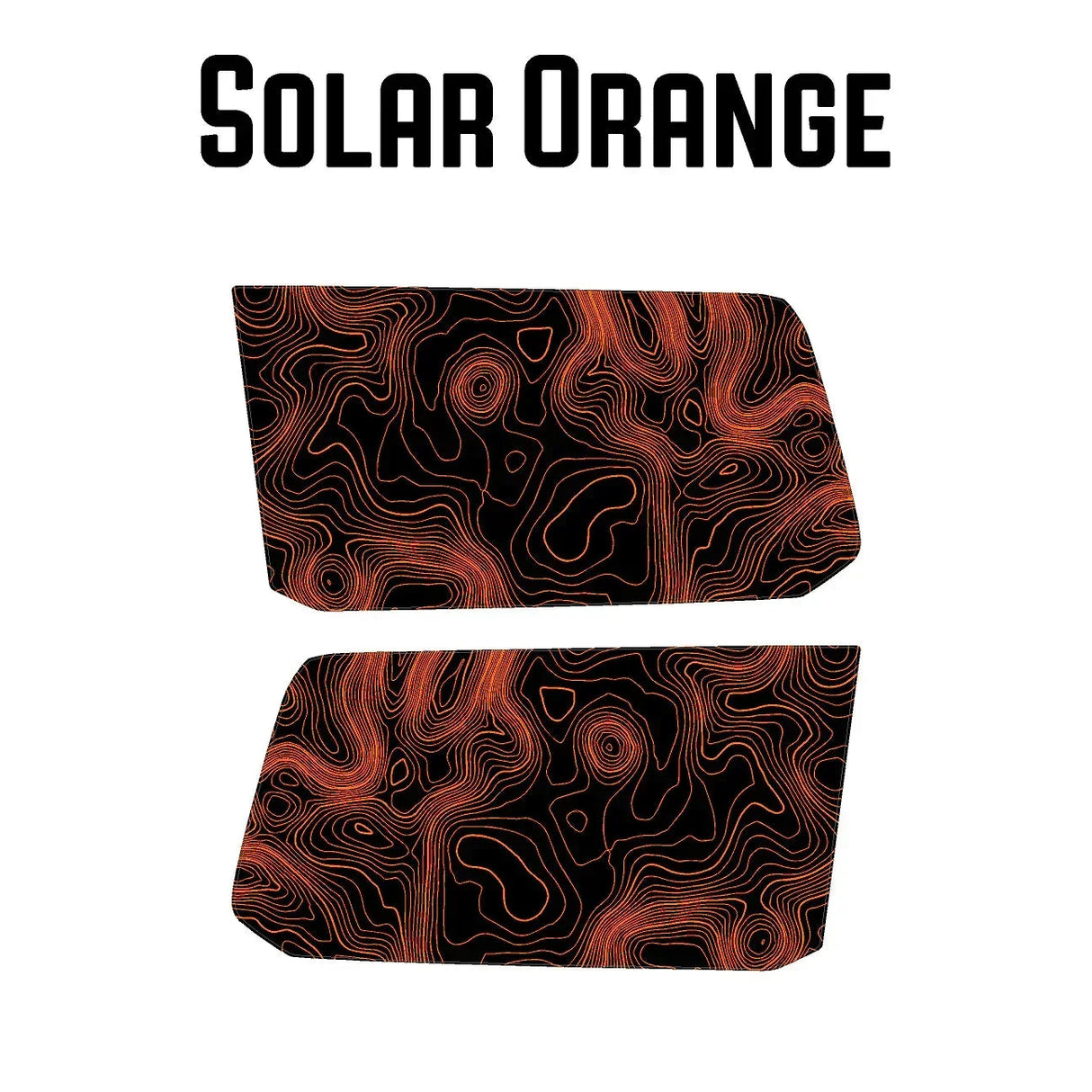 Topographic Rear Window Map Overlays V3 (Perforated) - 2024+ Land Cruiser