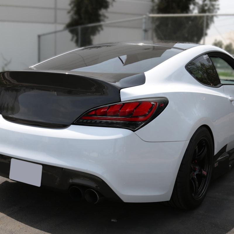Hyundai Genesis Coupe Sequential Turn Signal - Black / Red / Smoke Tail Lights (2010-2016) - K2 Industries