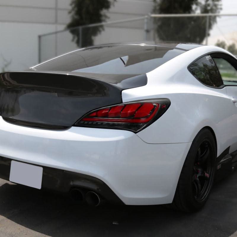 Hyundai Genesis Coupe Sequential Turn Signal - Black / Red / Smoke Tail Lights (2010-2016) - K2 Industries