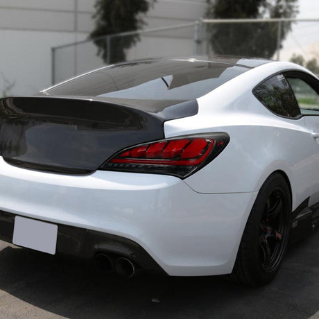Hyundai Genesis Coupe Sequential Turn Signal - Black / Red / Smoke Tail Lights (2010-2016) - K2 Industries