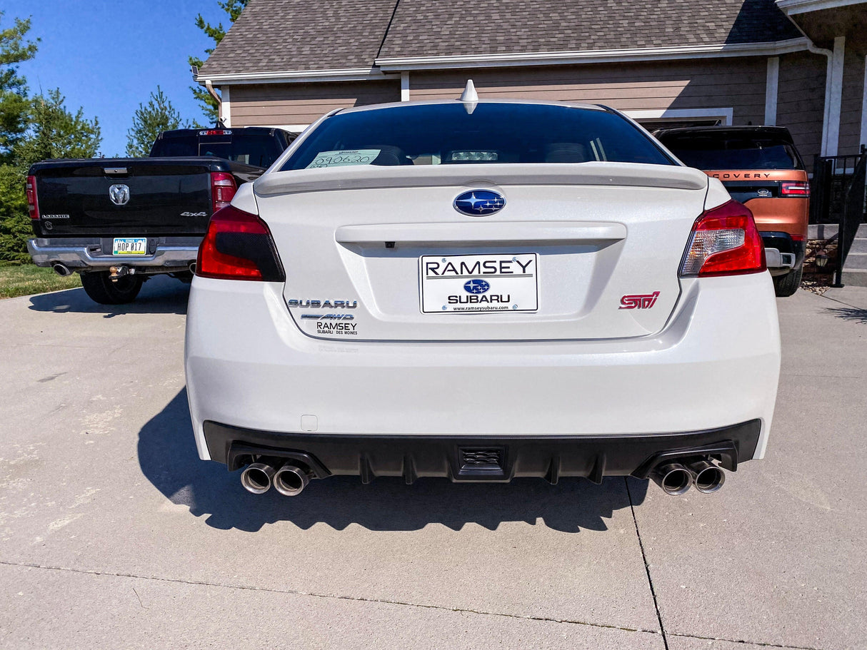 Special Edition Dark Smoke Carbon Fiber Tail Light Overlays - 2015+ WRX / STI