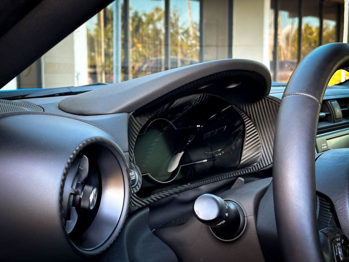 Speedometer Cluster 3D Carbon Overlay (5 Pieces) - 2022+ BRZ / GR86