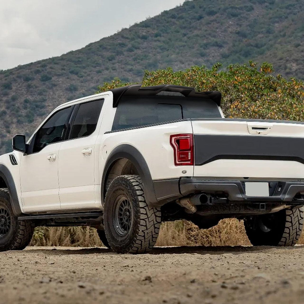 Spec-D Spoiler Ford F150 (2015-2020) Rear Cab Roof Wing Kit