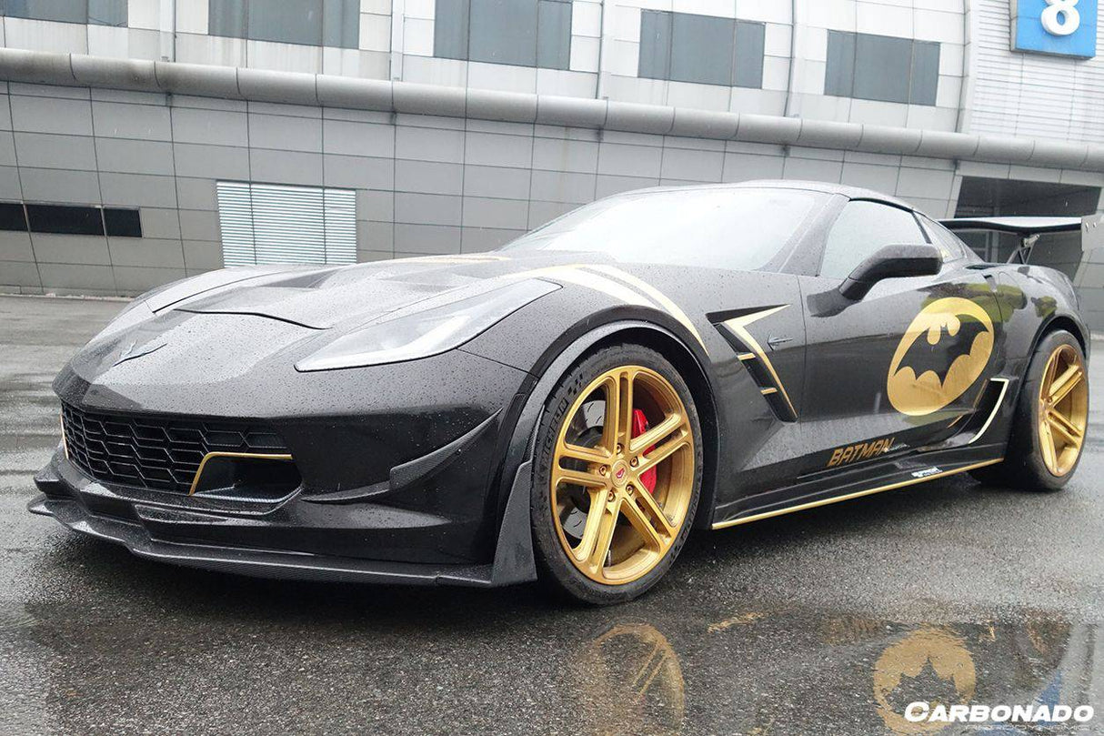 2013-2019 Corvette C7 PD Style Wide body Rear Flares And Side Skirts