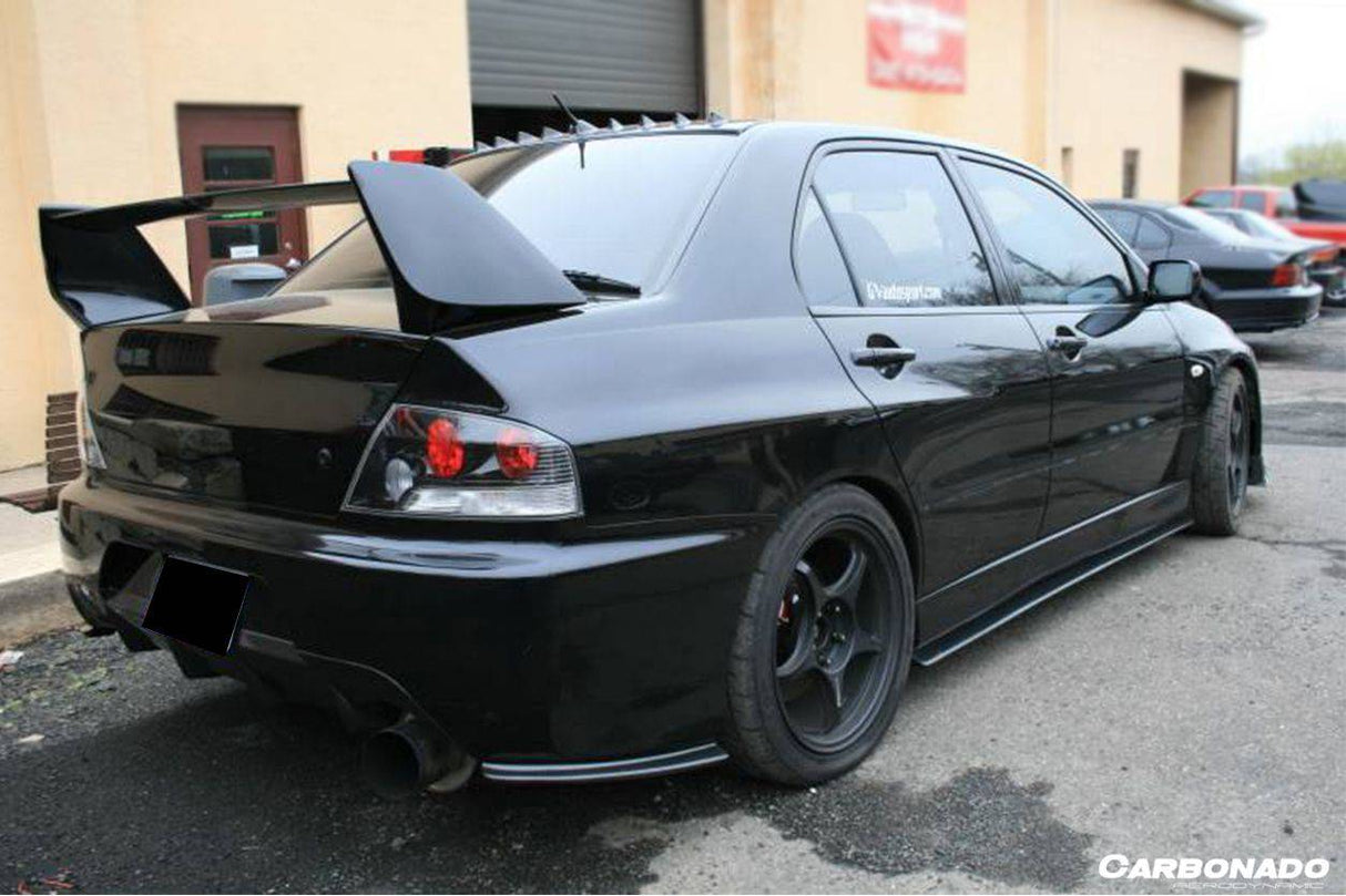 2003-2006 Mitsubishi Evolution 7 8 9 RX Style Carbon Fiber Side Skirts
