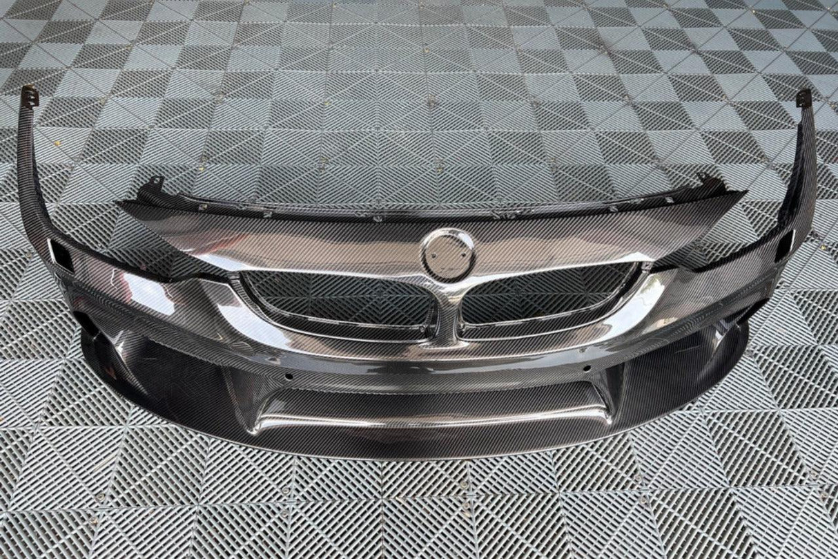 BMW 3 Series F80 F82 F83 Carbon Fiber 3D Front Bumper (2011-2019)
