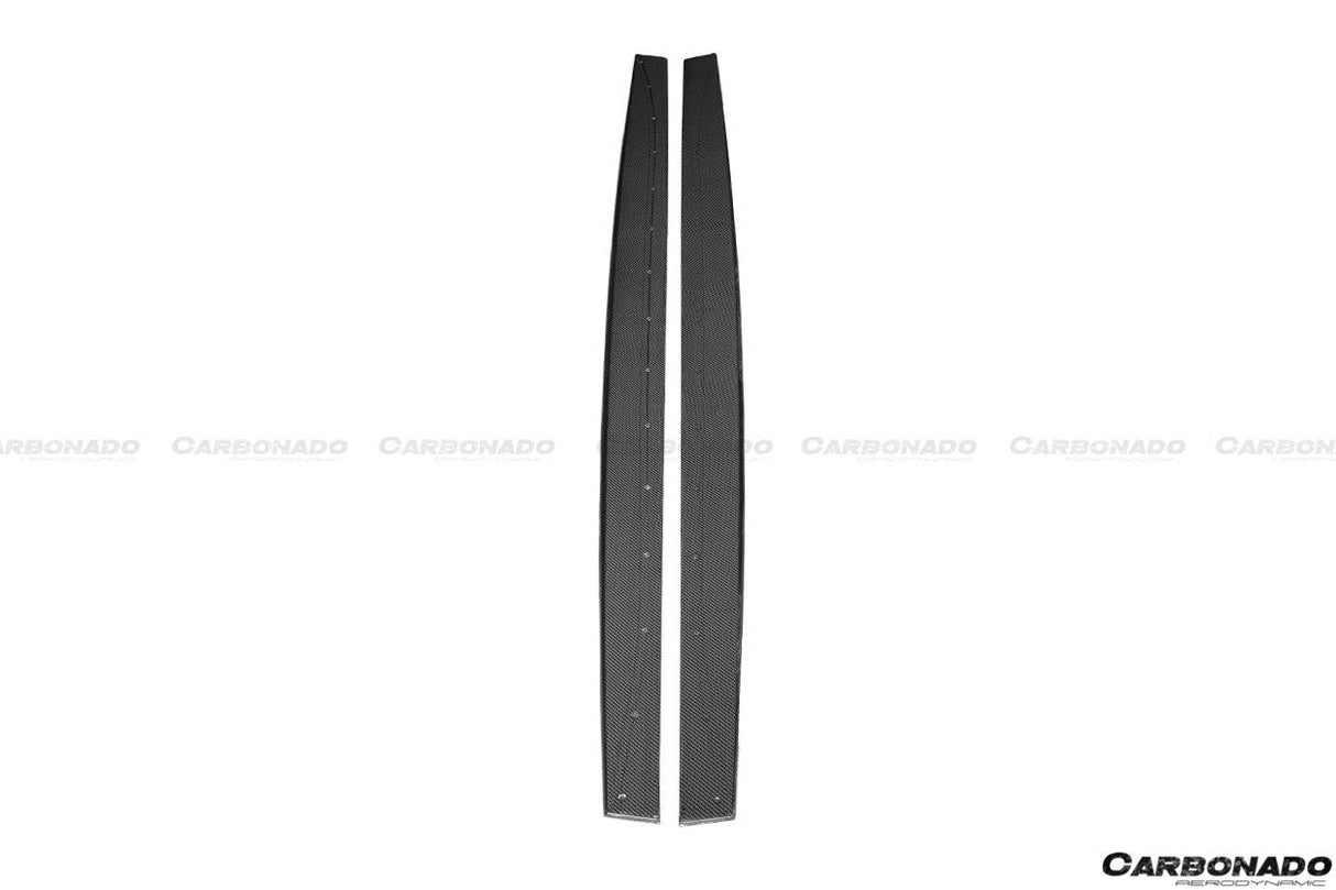 2014-2020 BMW M4 F82 F80 M3 MP Style Carbon Fiber Side Skirts Under Board
