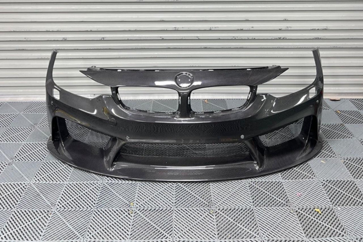 BMW 3 Series F80 F82 F83 Carbon Fiber 3D Front Bumper (2011-2019)