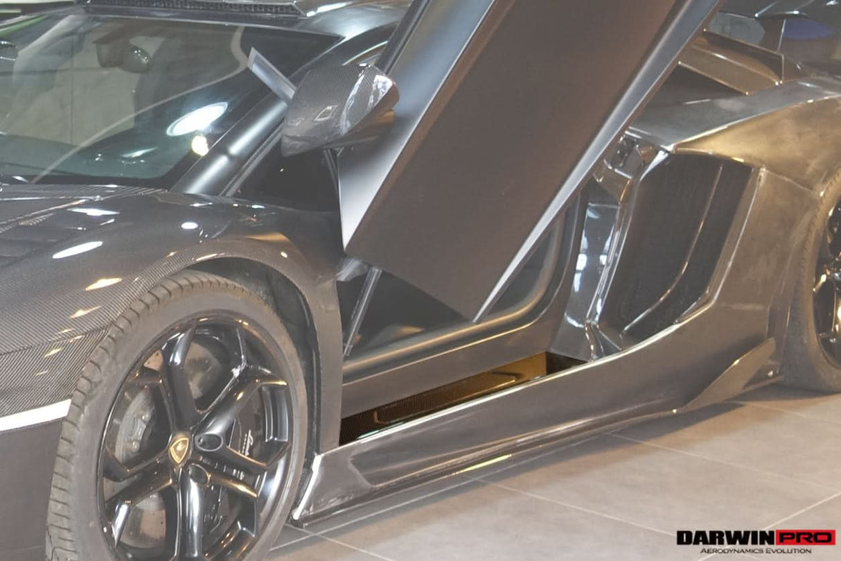 2011-2016 Lamborghini Aventador LP700 Coupe Carbon Fiber Door Still Plate Caps