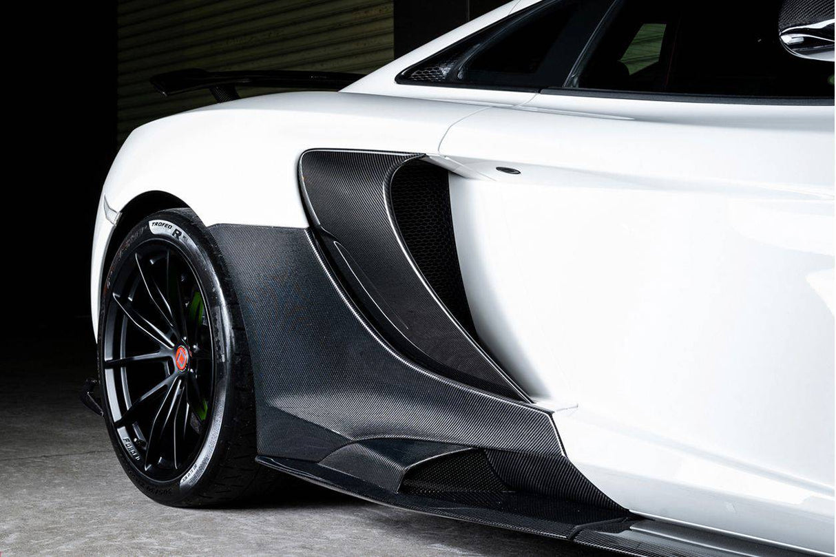 2014-2017 McLaren 650S OEM Style Carbon Fiber Tuning Veins Intake Blades