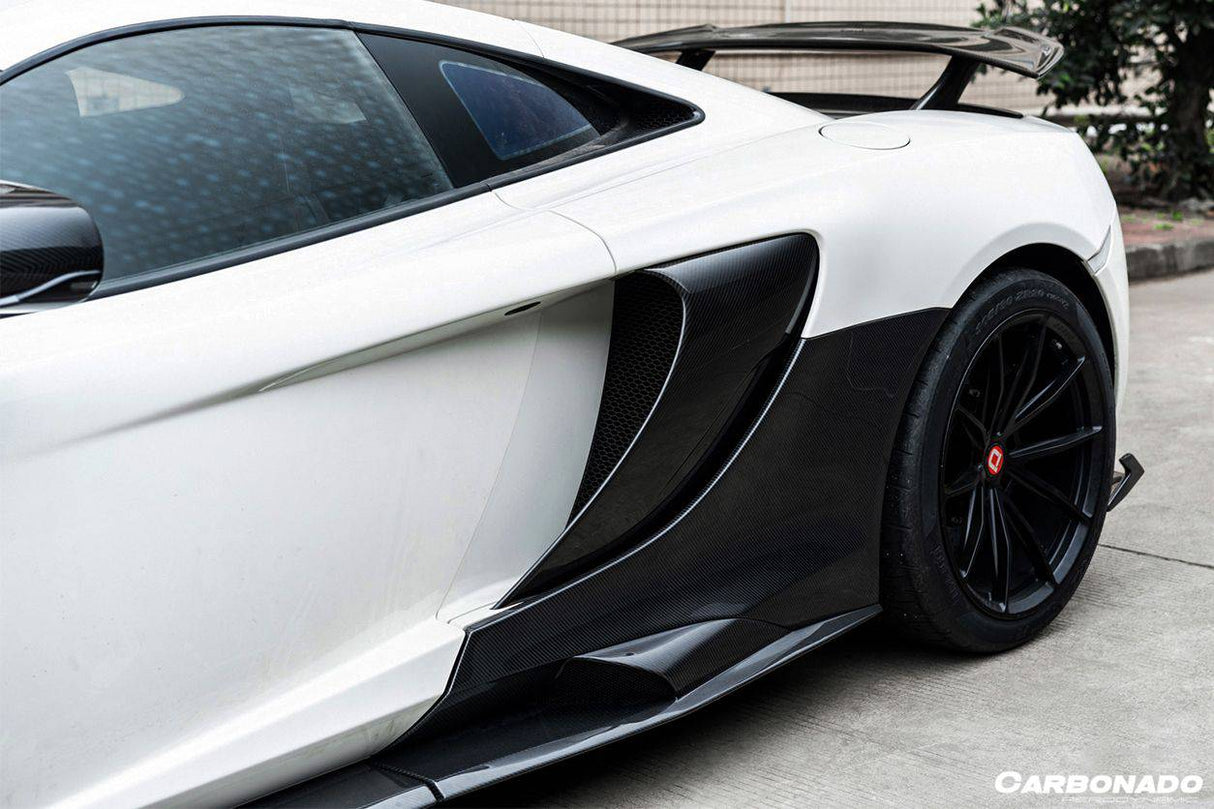 2014-2017 McLaren 650S OEM Style Carbon Fiber Tuning Veins Intake Blades