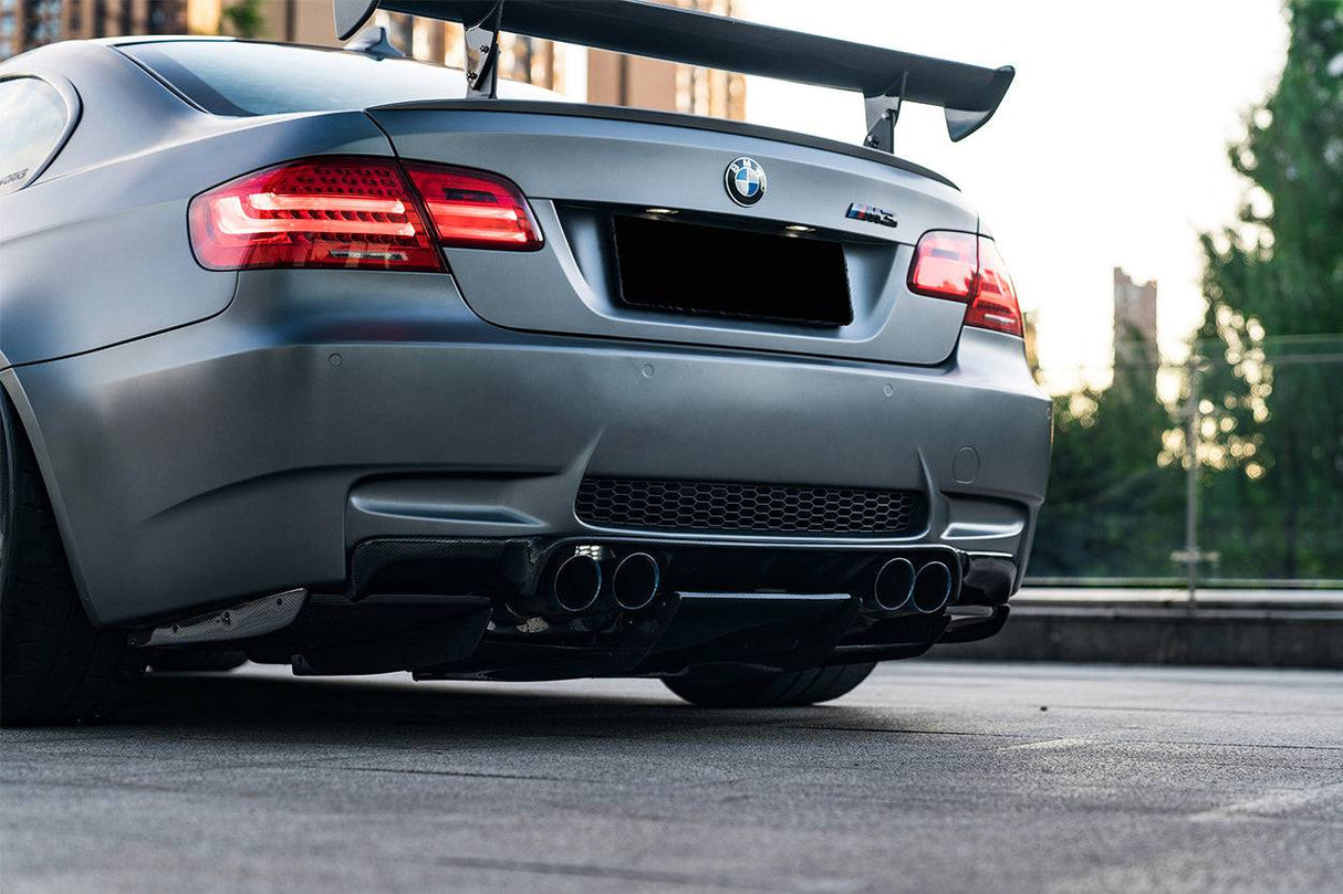 2008-2012 BMW M3 E92 E93 VA Style Carbon Fiber Rear Diffuser with Lip