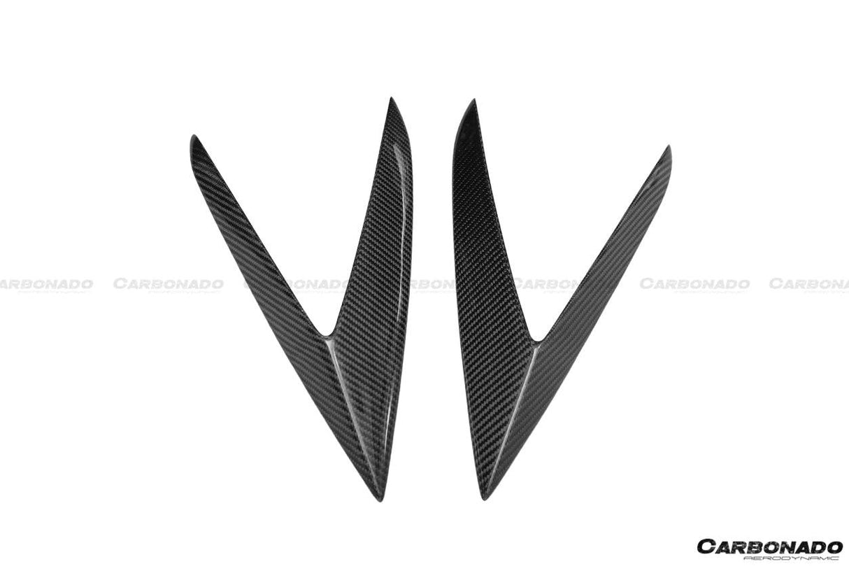 2015-2019 Lamborghini Huracan LP610 RZS Style Carbon Fiber Side Skirts Vent Canards