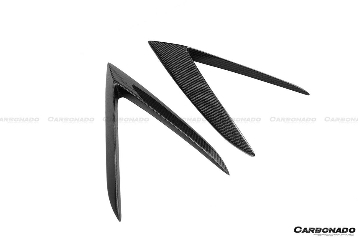 2015-2019 Lamborghini Huracan LP610 RZS Style Carbon Fiber Side Skirts Vent Canards