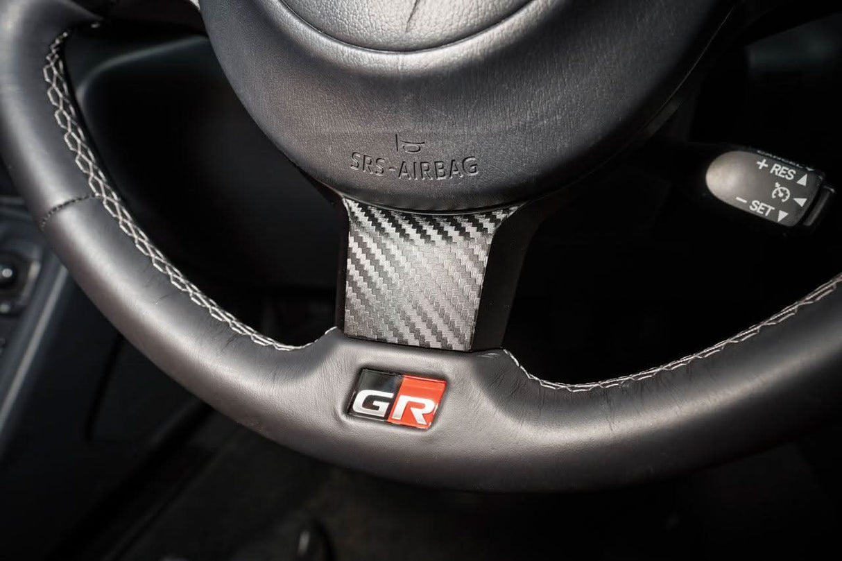 Steering Wheel Controls + Lower Spoke 3D Carbon Overlays - 2022+ BRZ / GR86