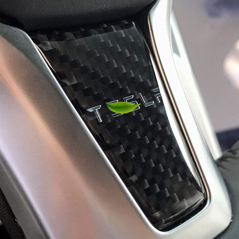 Steering Wheel Interior Sticker for Tesla Model S Model X 2016-2019
