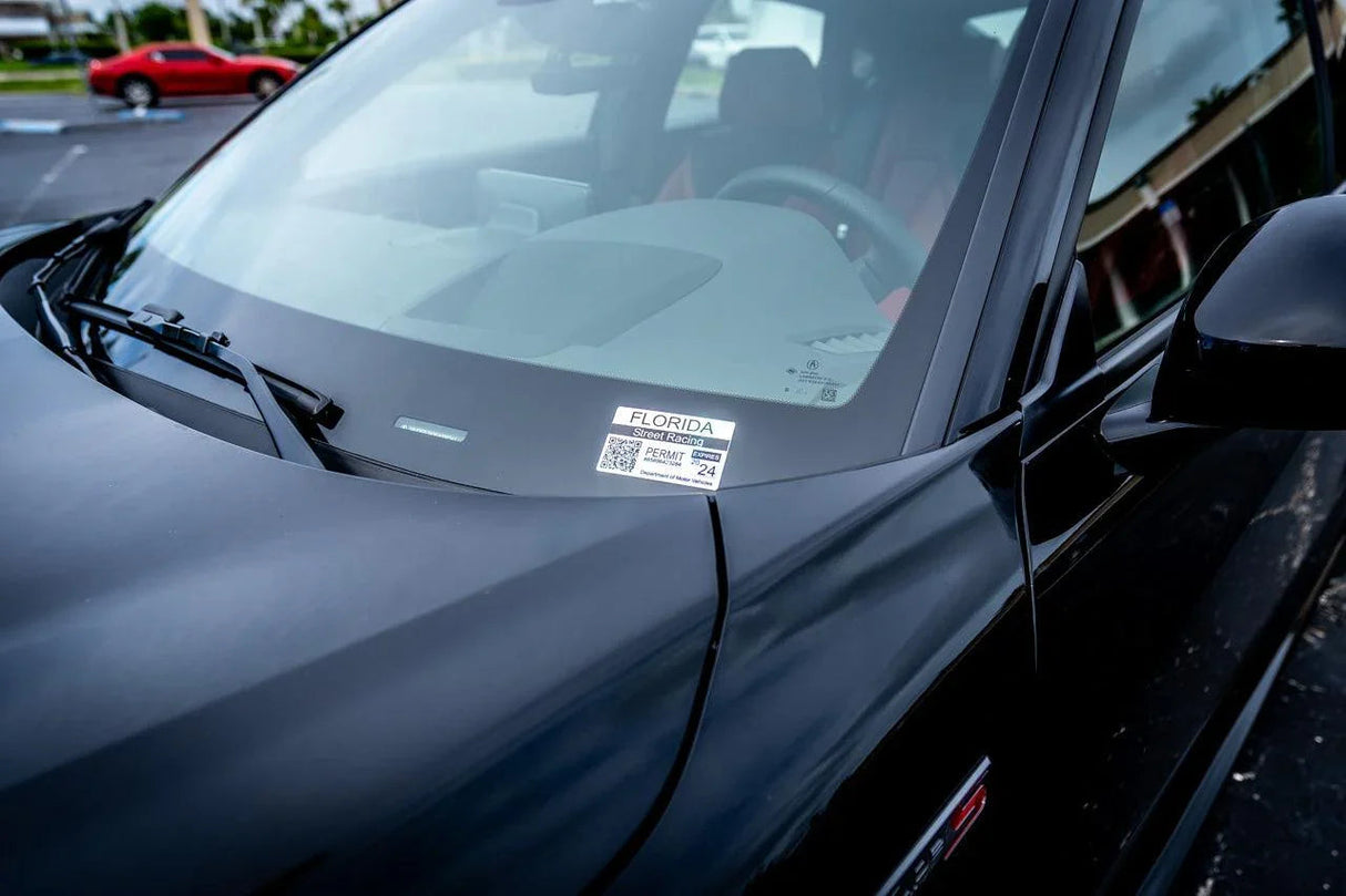 Street Racing Permit Sticker 3.5" - All States