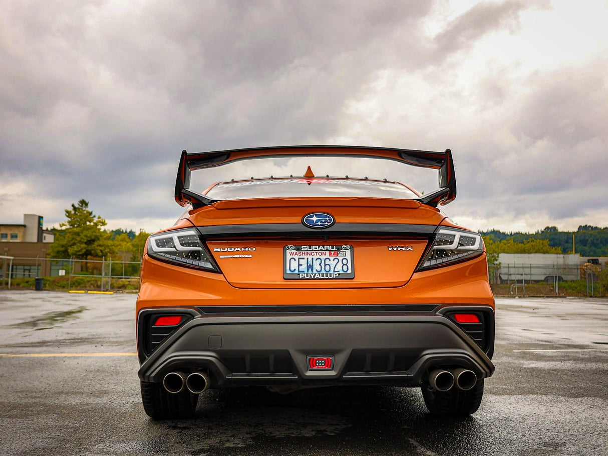 Subaru WRX Clear Lens with Black Base and White Bar Spec-Ar LED Tail lights (2022+) - K2 Industries