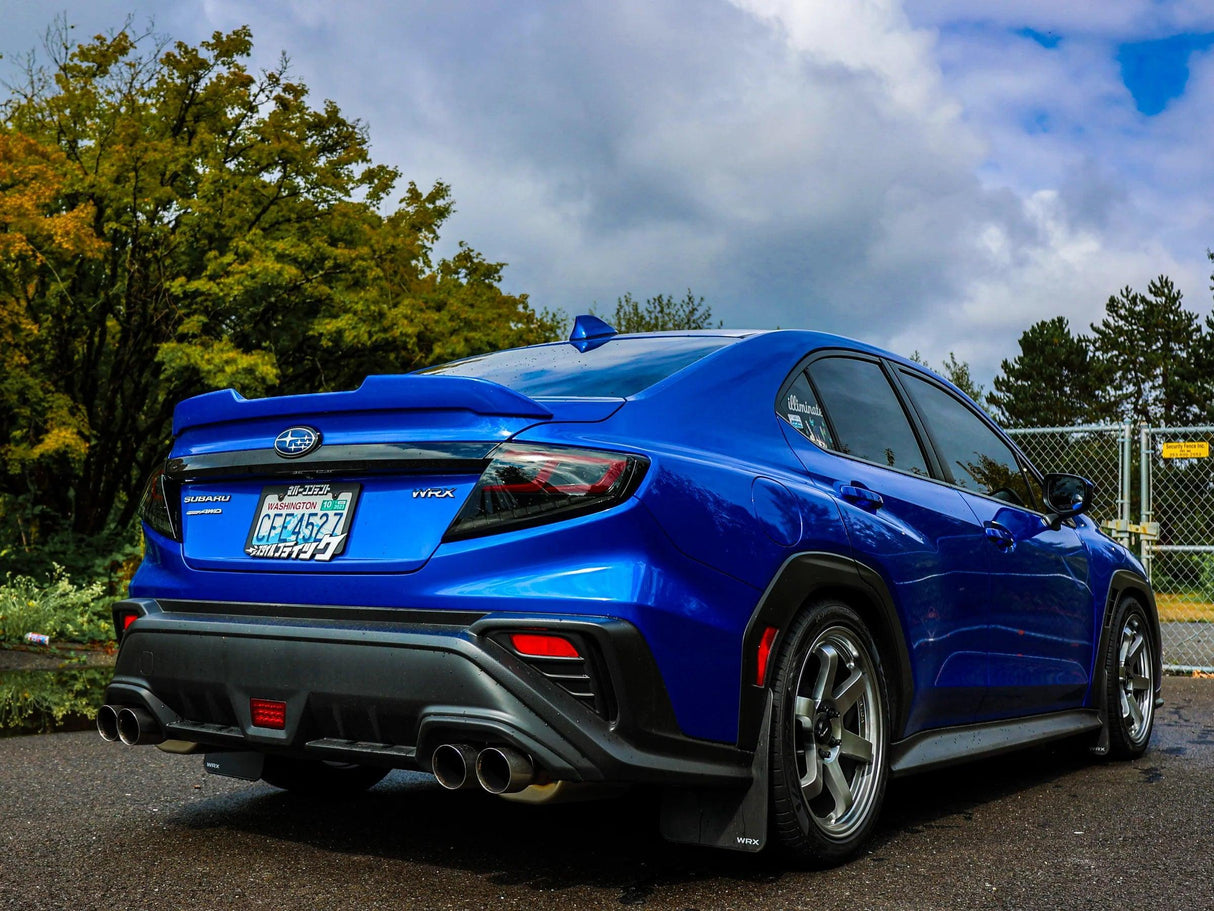 Subaru WRX Smoke Lens with Black Base and Red Bar Spec-Ar LED Tail lights (2022+) - K2 Industries