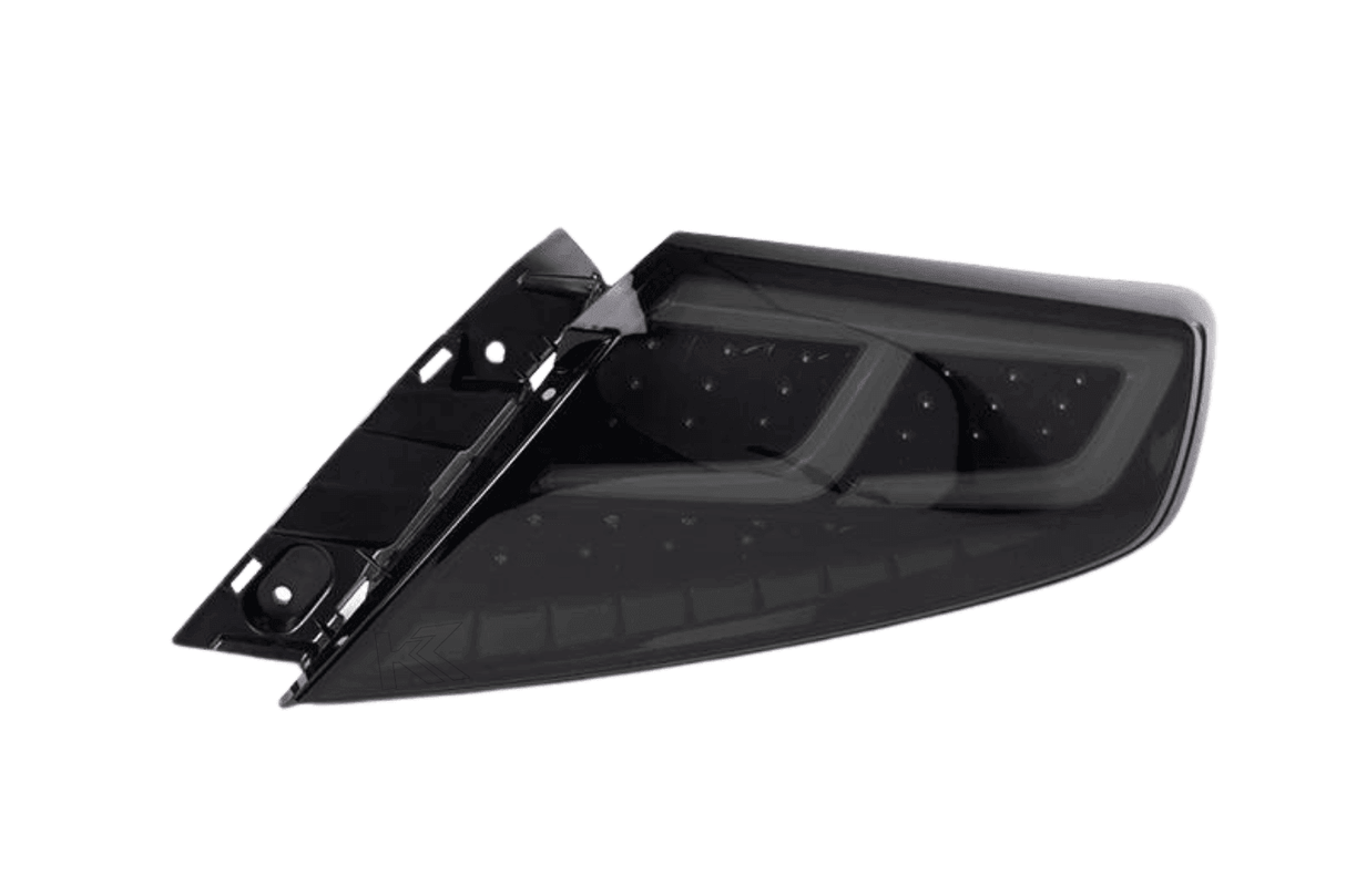 Subaru WRX Smoke Lens with Black Base and White Bar Spec-Ar LED Tail lights (2022+) - K2 Industries