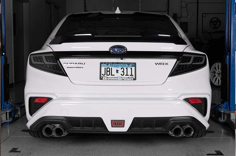 Subaru WRX Smoke Lens with Black Base and White Bar Spec-Ar LED Tail lights (2022+) - K2 Industries