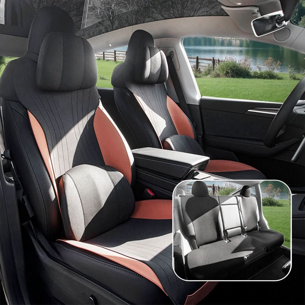 Suede Seat Covers for Tesla Model 3 & Model Y