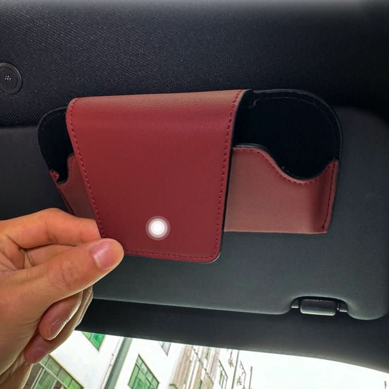 Sun Visor Glasses Case for Tesla