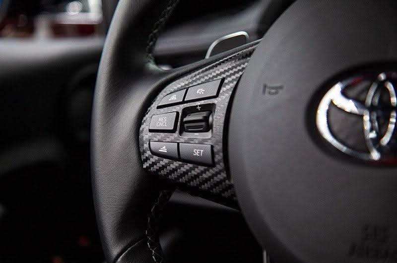 "Supra" Steering Wheel Trim Overlays (Full Set) - 2020+ Supra