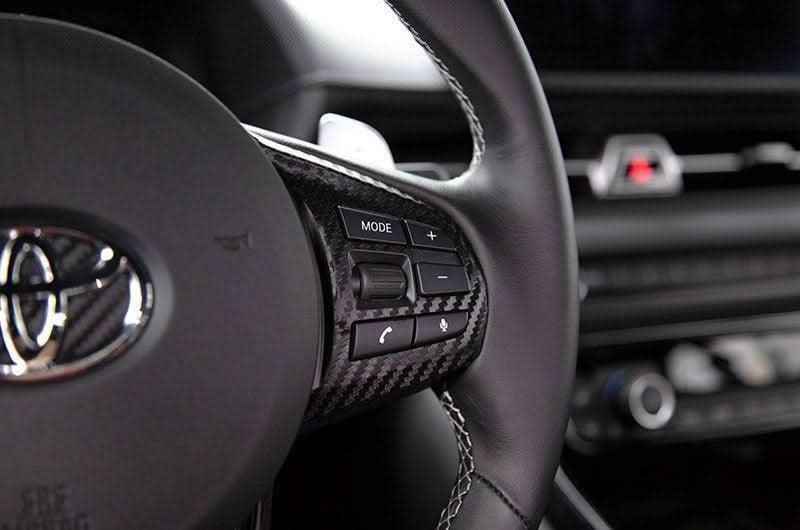 "Supra" Steering Wheel Trim Overlays (Full Set) - 2020+ Supra