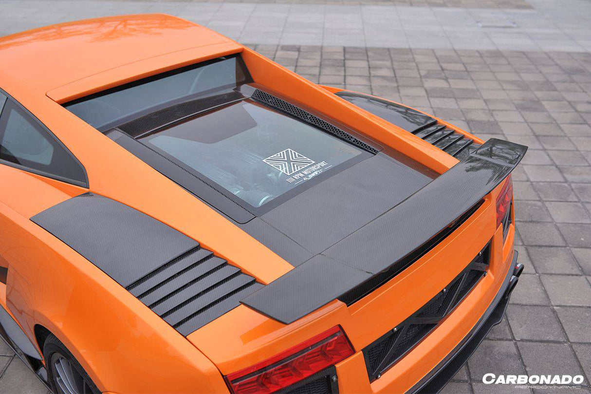 2004-2014 Lamborghini Gallardo SV Style Carbon Fiber Trunk Spoiler