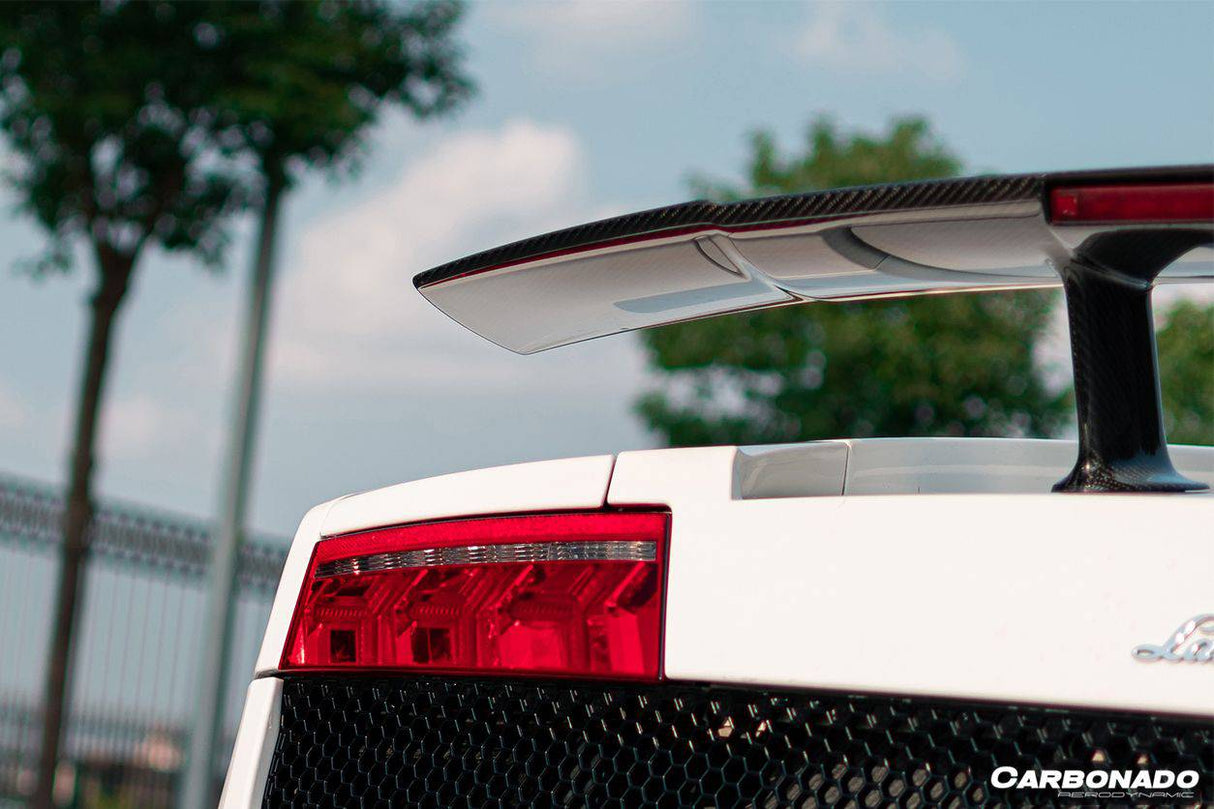 2004-2014 Lamborghini Gallardo SV Style Carbon Fiber Trunk Spoiler