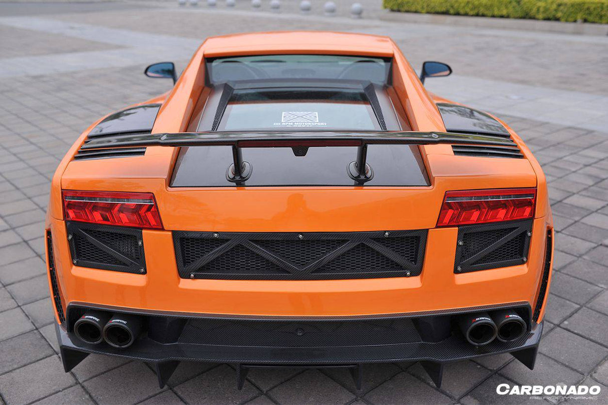 2004-2014 Lamborghini Gallardo SV Style Carbon Fiber Trunk Spoiler