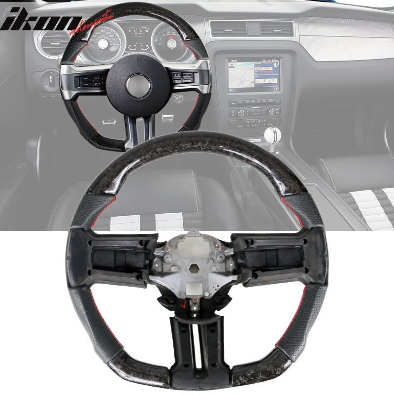 2010-2014 Ford Mustang Steering Wheel Carbon Fiber