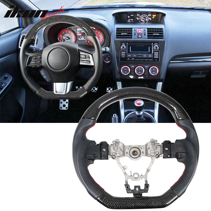 2015-2021 WRX & STI Steering Wheel Carbon Fiber