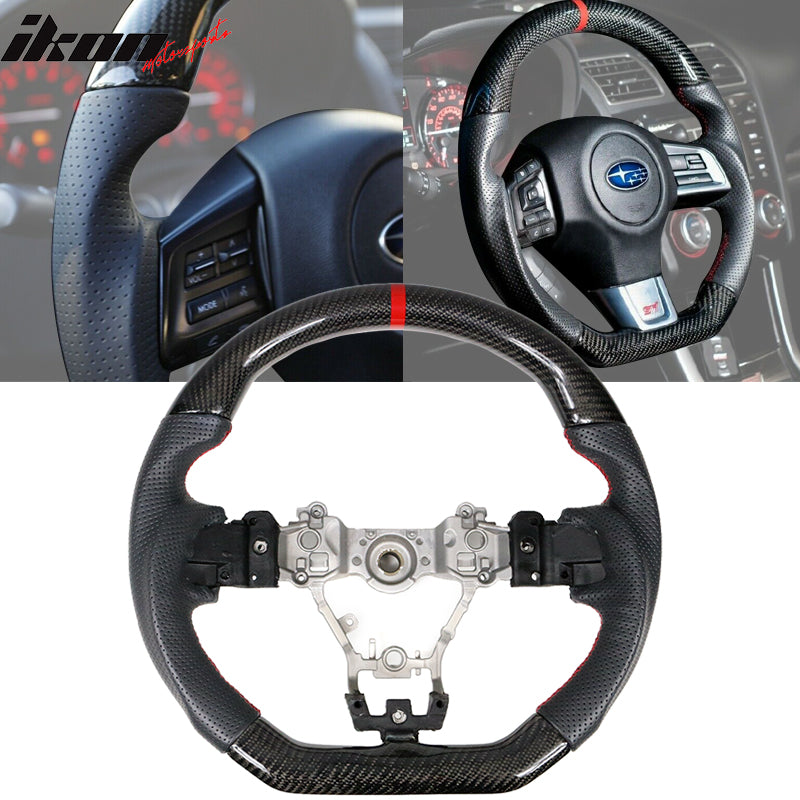 2015-2021 WRX & STI Steering Wheel Carbon Fiber