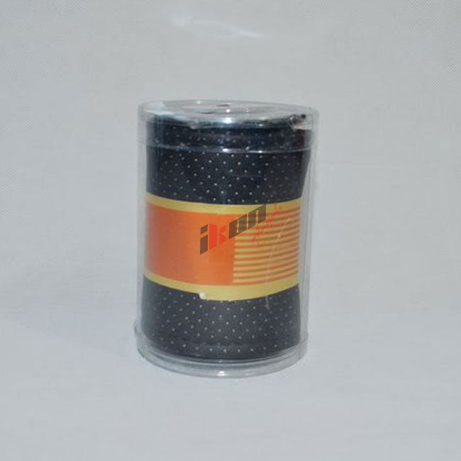 Universal 37-38CM Black Steering Wheel Cover Leather Needle Thread