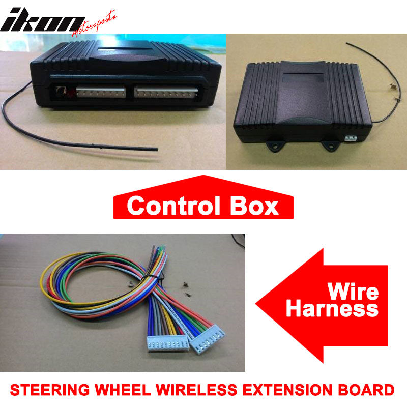 Universal 8 Channel Black Steering Wheel Wireless Controller PCB