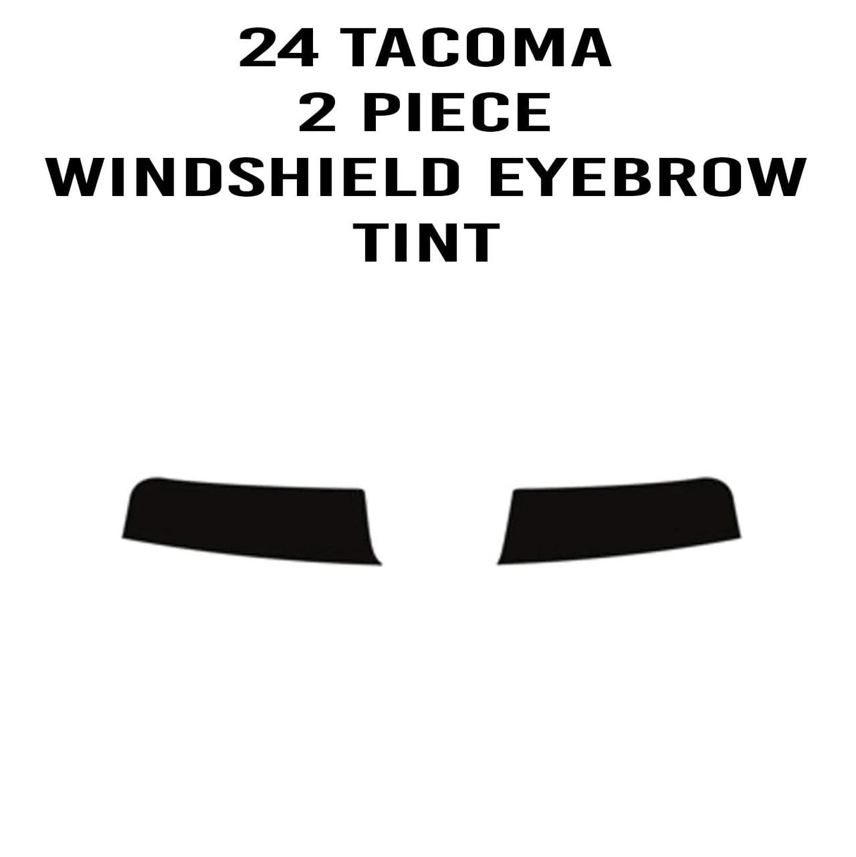 DIY Window Tint Kit - 2024+ Tacoma Double Cab