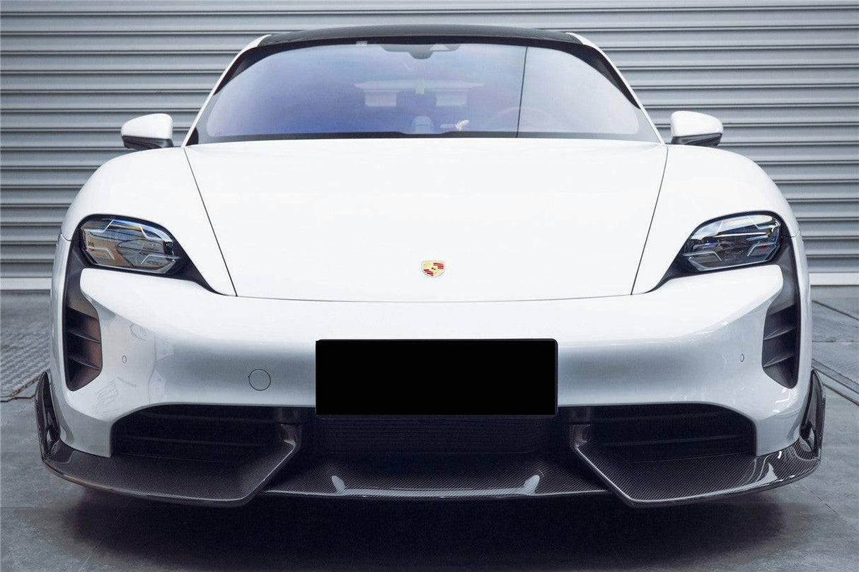 2020-2024 Porsche Taycan CADO Style Front Lip | Fits 4, 4S, GTS, Turbo, Turbo S, ST, CT