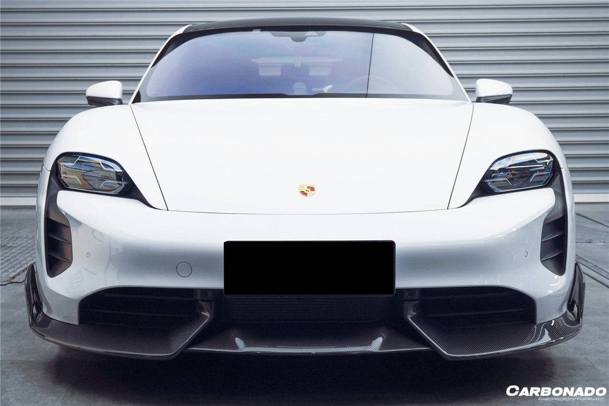 2020-2024 Porsche Taycan CADO Style Front Lip | Fits 4, 4S, GTS, Turbo, Turbo S, ST, CT