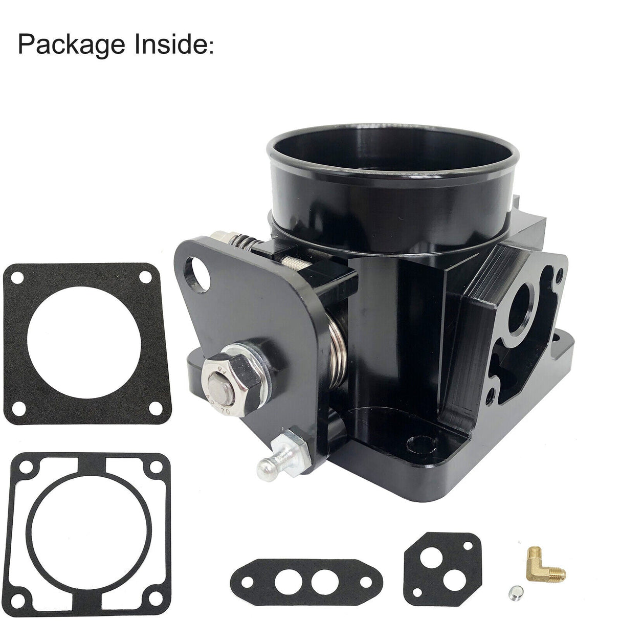 86-93 Ford Mustang GT Cobra LX 5.0 SL 75mm Throttle Body High Performance Billet