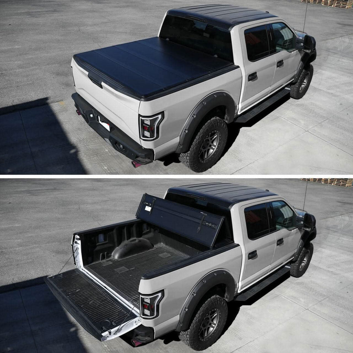 Spec-D Tuning Tonneau Cover Tundra (00-06) w/ 6' 6" Bed - Locking Quad Fold Hard Cover
