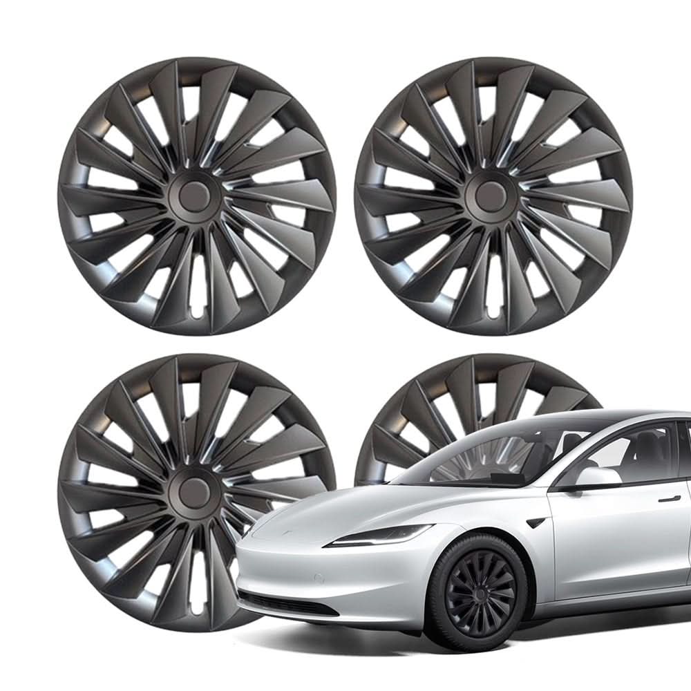 TESERY 18″ Blade Wheel Cover For Model 3 Highland (4PCS)