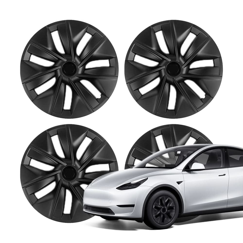TESERY 19″ Gemini Dark Wheels Cover for Model Y (4PCS)
