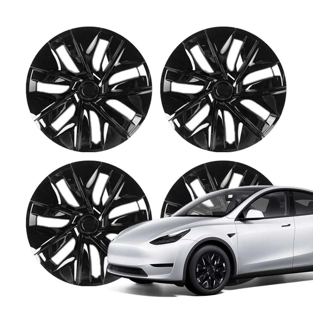 TESERY 19″ Gemini Dark Wheels Cover for Model Y (4PCS)
