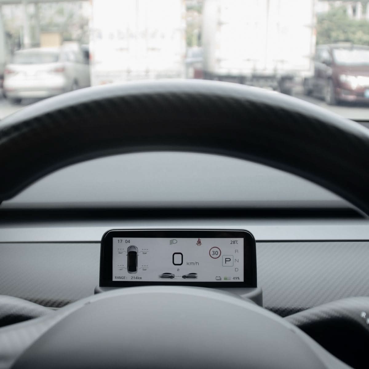 TESERY 4.6'' Mini Display Screen for Tesla Model 3 / Y