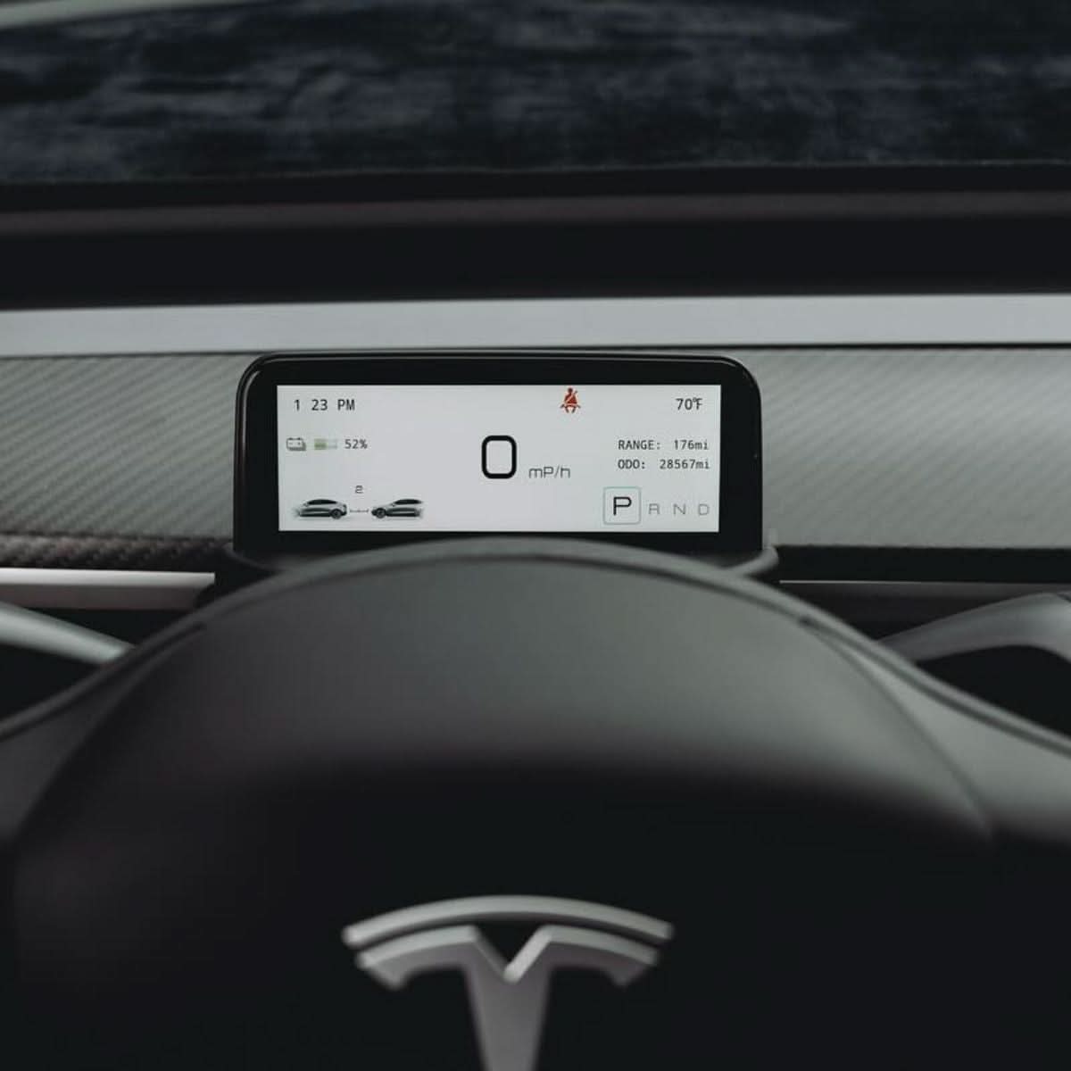 TESERY 4.6'' Mini Display Screen for Tesla Model 3 / Y